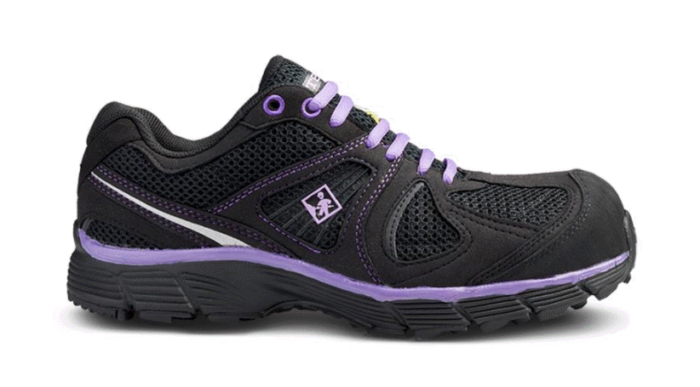 TERRA - CHAUSSURES DE TRAVAIL - DAME - NOIR/MAUVE - PACER 2.0 - 1062PR – Image 2