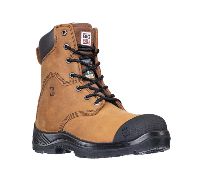 BOTTES DE TRAVAIL - HOMME - BRUN - BIG BILL -TRACTION 360 - BB6320 – Image 2