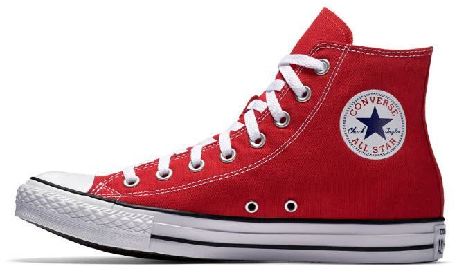 converse chuck taylor all star rouge