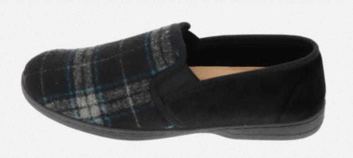 FOAMTREADS - PANTOUFLE - NOIR - REUBEN 2 - BK-FL – Image 2