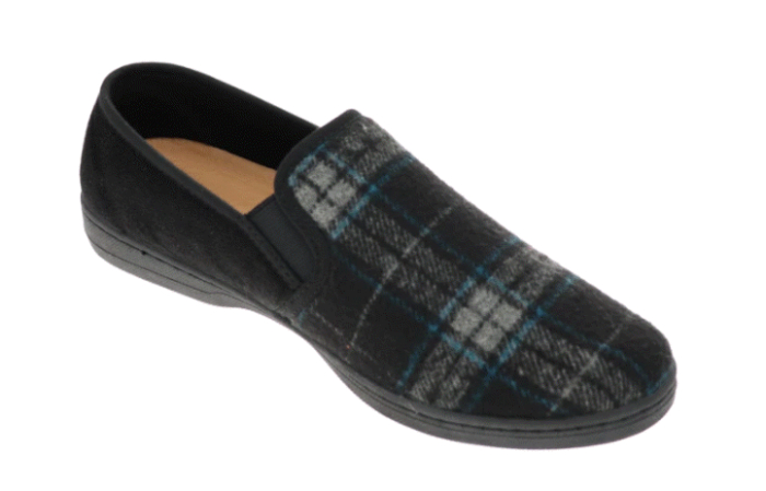 FOAMTREADS - PANTOUFLE - NOIR - REUBEN 2 - BK-FL – Image 3