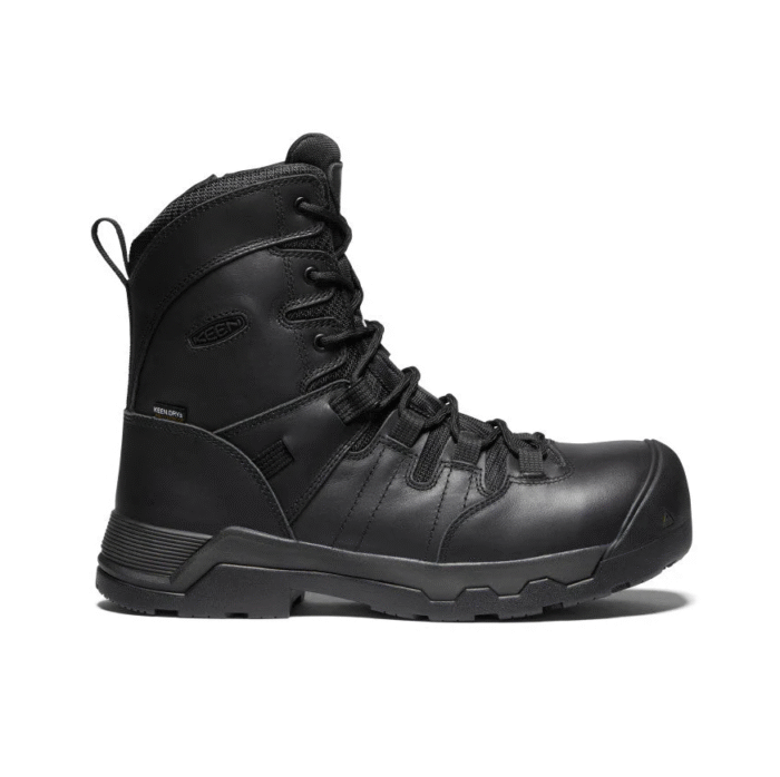 BOTTES DE TRAVAIL - HOMME - NOIR - KEEN - OSHAWA + SIDE ZIP WP - 1022107