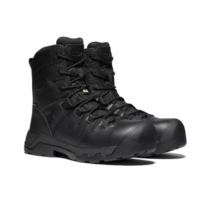 BOTTES DE TRAVAIL - HOMME - NOIR - KEEN - OSHAWA + SIDE ZIP WP - 1022107 – Image 3