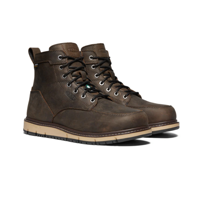 BOTTES DE TRAVAIL - HOMME - BRUN - KEEN - SAN JOSE 6" - 1023250 – Image 5