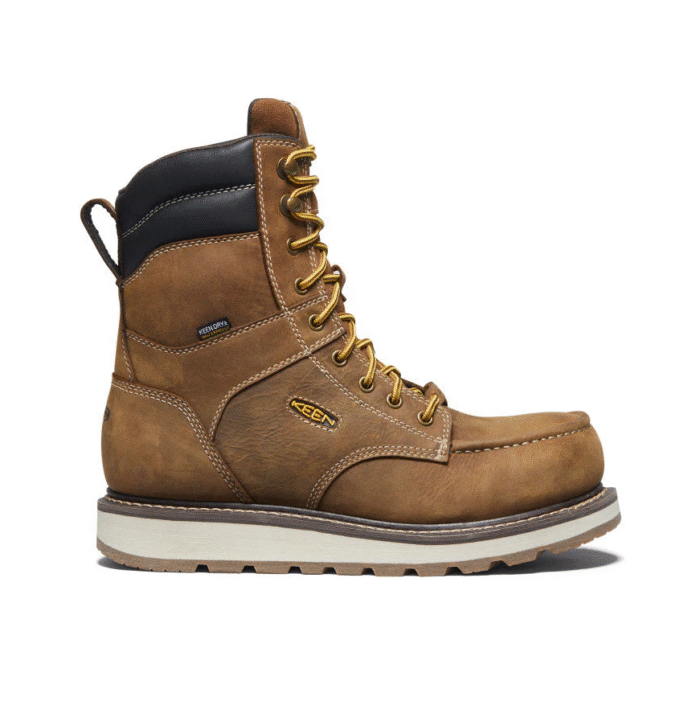 BOTTES DE SÉCURITÉ - HOMME - BRUN - KEEN - CINCINNATI 8" WP - 1025690