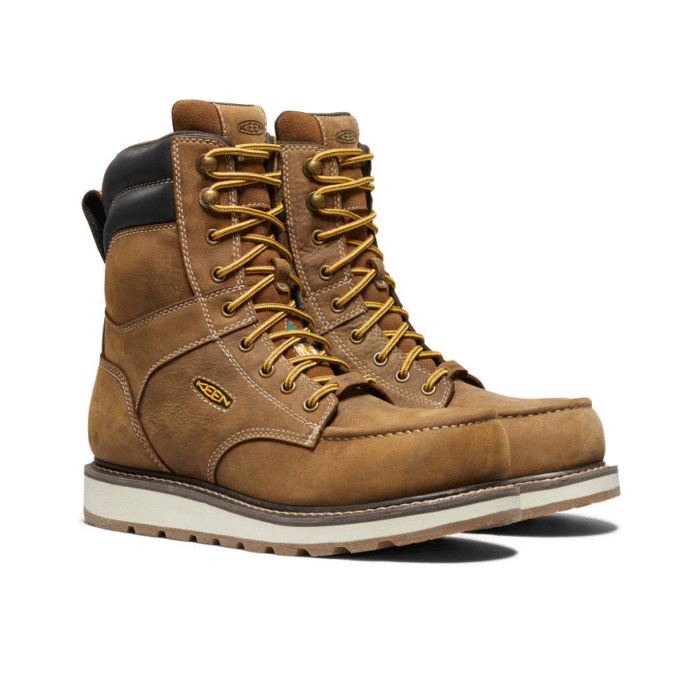 BOTTES DE SÉCURITÉ - HOMME - BRUN - KEEN - CINCINNATI 8" WP - 1025690 – Image 3