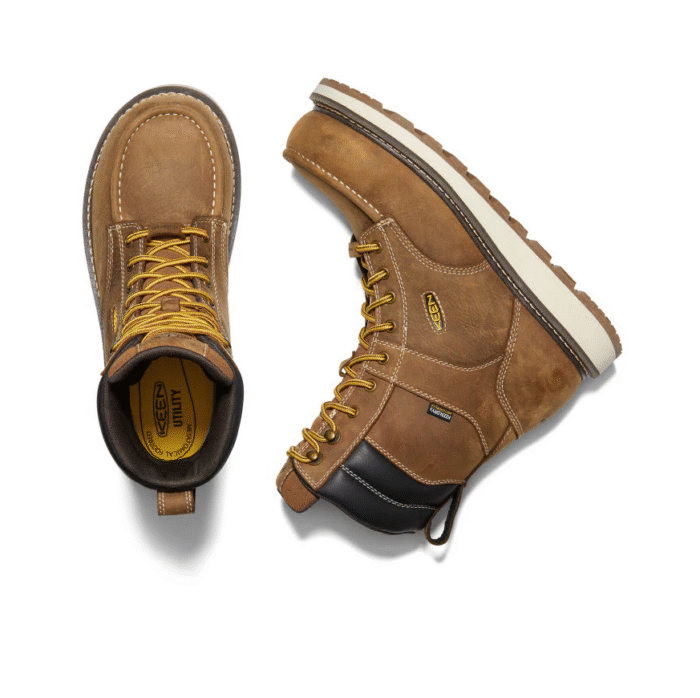 BOTTES DE SÉCURITÉ - HOMME - BRUN - KEEN - CINCINNATI 8" WP - 1025690 – Image 4