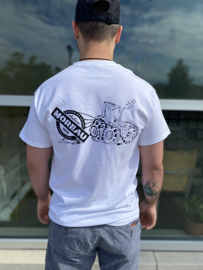 ANTONIO MOREAU - T-SHIRT - BLANC - MOREAUTS