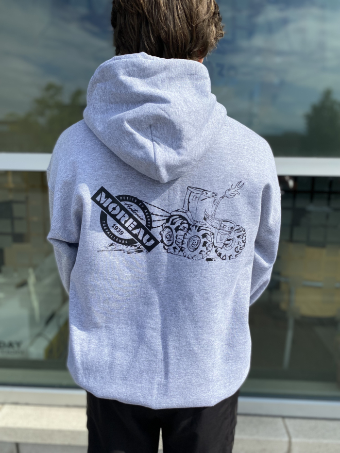 ANTONIO MOREAU - HOODIE - GRIS - MOREAUCAP