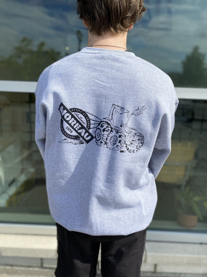 ANTONIO MOREAU - CREWNECK - GRIS - MOREAUCREW
