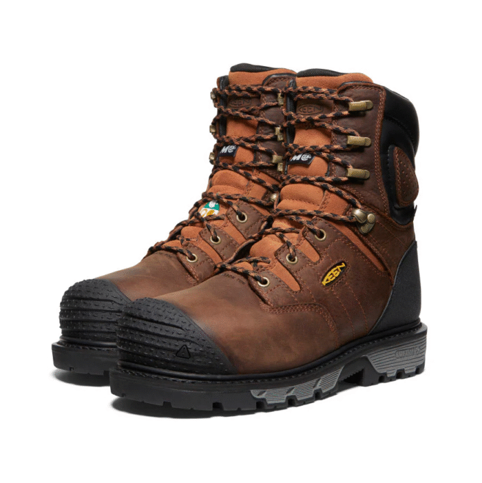 BOTTES DE SÉCURITÉ - HOMME - BRUN - KEEN - CAMDEN 8" - MÉTATARSE INTERNE - 1027693 – Image 3