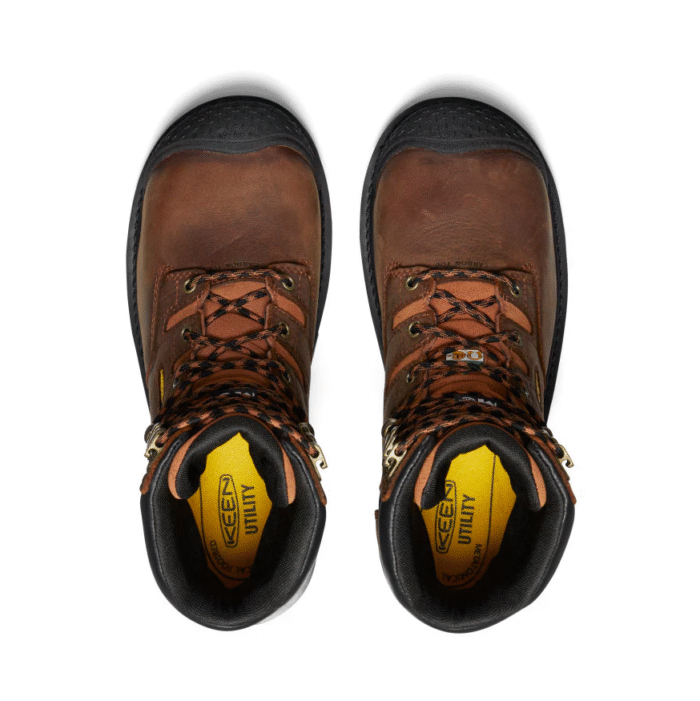 BOTTES DE SÉCURITÉ - HOMME - BRUN - KEEN - CAMDEN 8" - MÉTATARSE INTERNE - 1027693 – Image 4