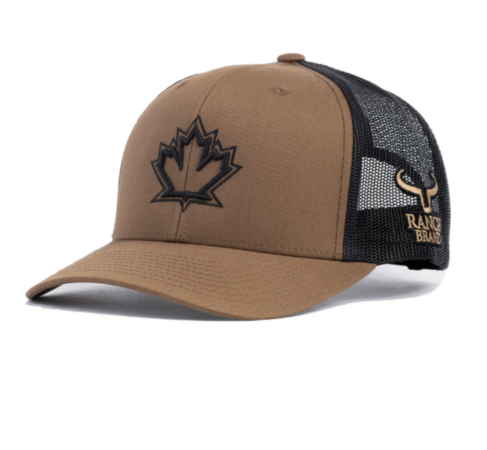 RANCH BRAND - CASQUETTE - MAPLE LEAF - COYOTE BROWN