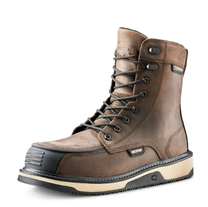 BOTTES TRAVAIL - HOMME - BRUN - TERRA – IRONSTONE 8'' – 839FDB – Image 2