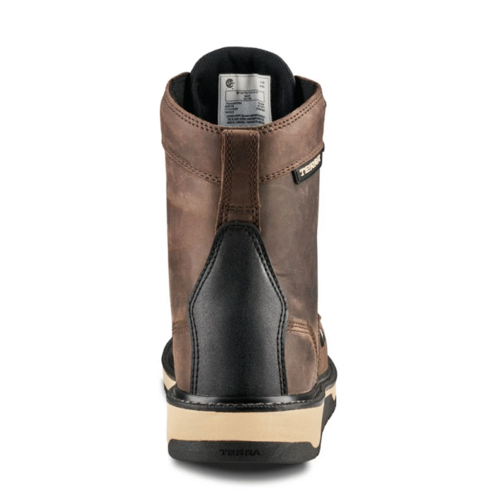 BOTTES TRAVAIL - HOMME - BRUN - TERRA – IRONSTONE 8'' – 839FDB – Image 3