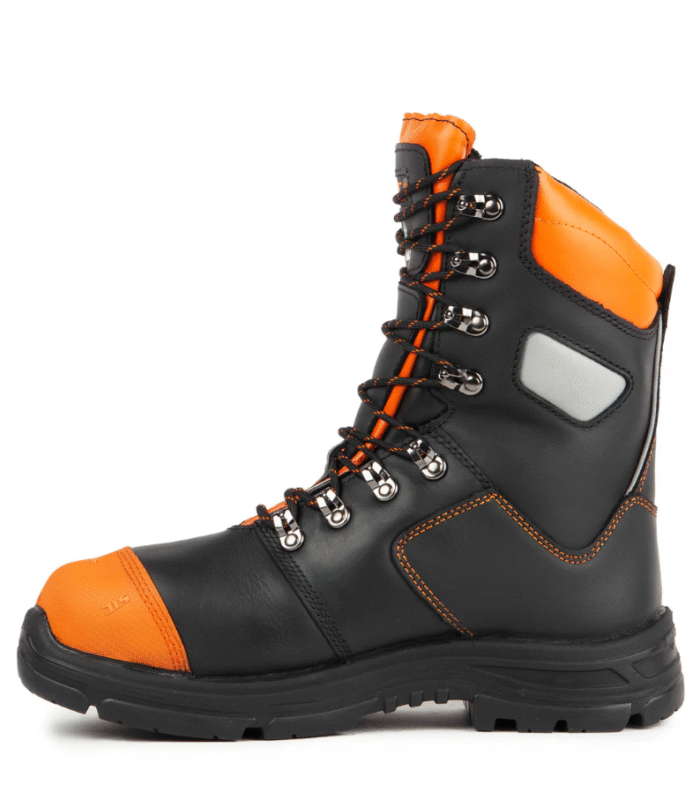 BOTTES DE TRAVAIL – HOMME - NOIR/ORANGE - STC - BATTLER – S24005-17 – Image 4