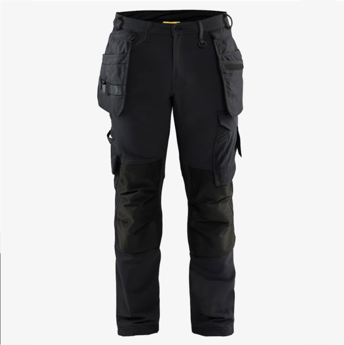 BLAKLADER – PANTALON DE TRAVAIL EXTENSIBLE – NOIR – 1622-1644-9900