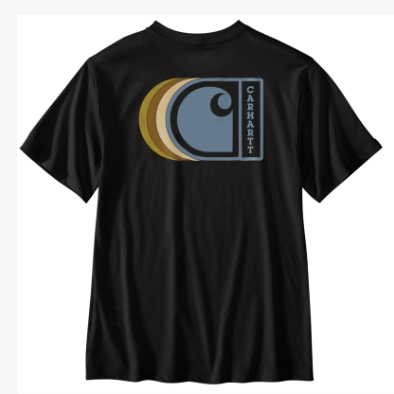 T-SHIRT HOMME NOIR CARHARTT 107048-N04 – Image 2