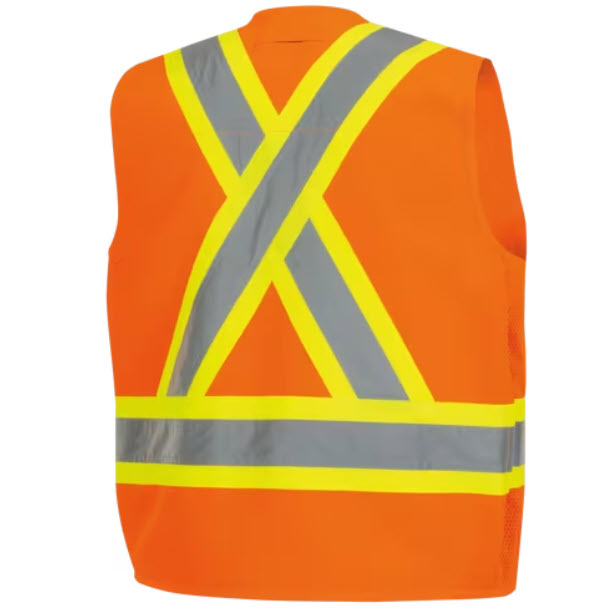 PIONNER – VESTE HiViz ARPENTEUR – V1010150 (#6692) – ORANGE – Image 2